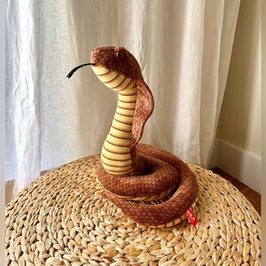 Plush Cobra Habitat Accessory - Brown Cobra Plush